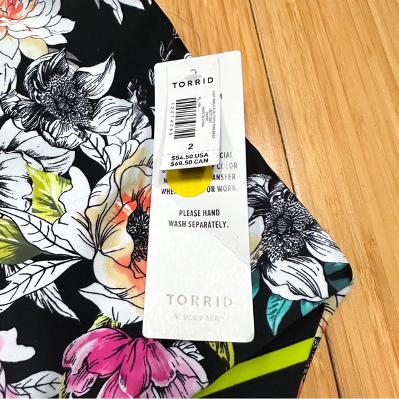 NWT! TORRID reversible bikini swimsuit bottoms, 2X. - Picture 8 of 11